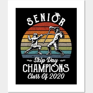 Senior Skip Day Champions Class Of 2020 - Fencing 2020 Posters and Art